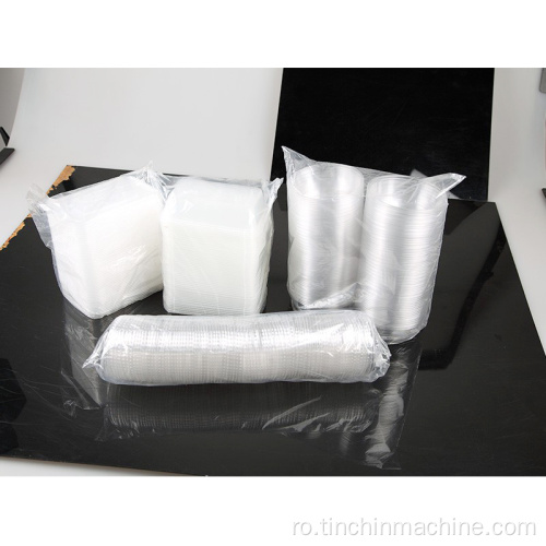 Mașină de containere din plastic cu ambalare completă